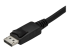 StarTech 9.8ft/3m USB C to DisplayPort 1.2 Cable 4K 60Hz, USB-C to DisplayPort Adapter Cable HBR2, USB Type-C DP Alt Mode to DP Monitor Video Cable, Compatible w/ Thunderbolt 3, Black - Close up