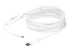 StarTech 9.8ft/3m USB C to DisplayPort 1.2 Cable 4K 60Hz, USB-C to DisplayPort Adapter Cable HBR2, USB Type-C DP Alt Mode to DP Monitor Video Cable, Compatible w/ Thunderbolt 3, White - Front
