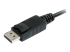 StarTech 6in DisplayPort to Mini DisplayPort Video Cable Adapter (DP2MDPMF6IN) - Close up