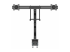 Startech Desk Mount Dual Monitor Arm, Ergonomic Dual Monitor VESA Mount for 32" 17.6lbs (8kg) Displays, Crossbar Handle for Synchronized Full Motion, Height Adjustable, C-Clamp/Grommet - Front