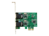 StarTech.com Dual Port Gigabit PCI Express Server Network Adapter Card - Front