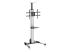 StarTech.com Heavy Duty Rolling Portable TV Cart Stand with Wheels - Left-angle
