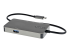 StarTech.com USB-C Multiport Adapter, USB-C to 4K 30Hz HDMI or 1080p VGA, USB Type-C Mini Dock with 100W Power Delivery Passthrough, 3-Port USB 3.0 Hub 5Gbps, GbE, 12" Long Attached Cable - Back