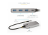 StarTech.com 4-Port USB-C Hub with USB-C DP Alt Mode Video Output 4K 60Hz, 3x USB-A, 1x USB-C, 100W Power Delivery Pass-Through, USB 3.2 Gen 2 (10Gbps), Portable USB Type-C to USB Type-A/C - Multi-angle