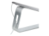 Startech Laptop Stand for Desk, 5kg/11lb, Aluminum, Silver, Ergonomic - Close up