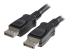 StarTech 0.5m Short DisplayPort 1.2 Cable with Latches DisplayPort 4k - Right-angle