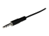 StarTech.com 2m Slim 3.5mm Stereo Extension Audio Cable - Right-angle