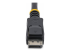 StarTech 0.5m Short DisplayPort 1.2 Cable with Latches DisplayPort 4k - Close up