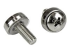 StarTech.com M5 Mounting Screws and Cage Nuts for Server Rack Cabinet - Front