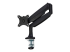 StarTech.com Desk Mount Monitor Arm, Heavy Duty Ergonomic VESA Monitor Arm, Single Display up to 9kg, Full Motion, Height Adjustable, Articulating, Aluminum, C-Clamp/Grommet, Black - Front