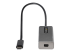 StarTech USB C to Mini DisplayPort Adapter, 4K 60Hz USB-C to mDP Adapter Dongle, USB Type-C to Mini DP Monitor/Display, Video Converter, Works w/ Thunderbolt 3, 12" Long Attached Cable - Front