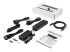 Startech 10 Port USB Hub with Power Adapter, Surge Protection, Metal Industrial USB 3.0 Data Transfer Hub, Din Rail, Wall or Desk Mountable, High Speed USB 3.1/ USB 3.2 Gen 1 5Gbps Hub - Right-angle