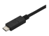 StarTech 9.8ft/3m USB C to DisplayPort 1.2 Cable 4K 60Hz, USB-C to DisplayPort Adapter Cable HBR2, USB Type-C DP Alt Mode to DP Monitor Video Cable, Compatible w/ Thunderbolt 3, Black - Close up