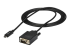StarTech 6ft (2m) USB C to VGA Cable, 1920x1200/1080p USB Type C to VGA Video Active Adapter Cable, Thunderbolt 3 Compatible, Laptop to VGA Monitor/Projector, DP Alt Mode HBR2 Cable - Front