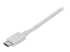 StarTech 6ft/1.8m USB C to DisplayPort 1.2 Cable 4K 60Hz, USB-C to DisplayPort Adapter Cable HBR2, USB Type-C DP Alt Mode to DP Monitor Video Cable, Works with Thunderbolt 3, White - Close up