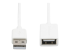StarTech.com 3m White USB 2.0 Extension Cable Cord - Front