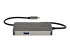 StarTech.com USB-C Multiport Adapter, USB-C to 4K 30Hz HDMI or 1080p VGA, USB Type-C Mini Dock with 100W Power Delivery Passthrough, 3-Port USB 3.0 Hub 5Gbps, GbE, 12" Long Attached Cable - Back