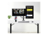 Startech Desk Mount Dual Monitor Arm w/ Crossbar, Up To 27" Displays - Front