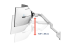 Ergotron HX - Mounting kit (articulating arm) - Right side