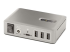 Startech 10-Port USB-C Hub, 8x USB-A + 2x USB-C, Self-Powered w/ 65W Power Supply, USB 3.1 10Gbps Hub w/ BC1.2 Charging, Desktop/Laptop USB Hub with 3ft Locking USB-IF Certified Cable - Back