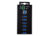 Startech 10 Port USB Hub with Power Adapter, Surge Protection, Metal Industrial USB 3.0 Data Transfer Hub, Din Rail, Wall or Desk Mountable, High Speed USB 3.1/ USB 3.2 Gen 1 5Gbps Hub - Close up