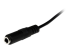 StarTech.com 2m Slim 3.5mm Stereo Extension Audio Cable - Close up