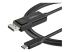 StarTech 3ft (1m) USB C to DisplayPort 1.2 Cable 4K 60Hz, Bidirectional DP to USB-C or USB-C to DP Reversible Video Adapter Cable, HBR2/HDR, USB Type C/Thunderbolt 3 Monitor Cable - Right-angle