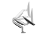 StarTech.com Desk Mount Monitor Arm, Heavy Duty Ergonomic VESA Monitor Arm, Single Display up to 9kg, Full Motion, Height Adjustable, Articulating, Aluminum, C-Clamp/Grommet, Silver - Multi-angle