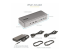 Startech Dual-Laptop USB-C KVM Docking Station, Dual Monitor 4K 60Hz DisplayPort Dock, 5-Port USB Hub, GbE, 90W/45W Power Delivery to Two Laptops, Windows/Mac, 2-Host KVM Dock - Left-angle