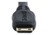 Startech 5in Mini HDMI to HDMI Adapter, 4K High Speed HDMI Adapter, 4K 30Hz Ultra HD High Speed HDMI Adapter, HDMI 1.4, Gold Plated Connectors, UHD Mini HDMI Adapter 4K, Black - Close up