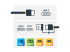 StarTech 3ft (1m) USB C Cable w/ USB-A Adapter Dongle, Hybrid 2-in-1 USB C Cable w/ USB-A | USB-C to USB-C (10Gbps/100W PD), USB-A to USB-C (5Gbps), USB-A Host to USB-C DisplayLink Dock - Front