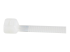 StarTech.com 10"(25cm) Cable Ties, 1/8"(4mm) wide, 2-5/8"(68mm) Bundle Diameter, 50lb(22kg) Tensile Strength, Nylon Self Locking Zip Ties w/ Curved Tip, 94V-2/UL Listed, 100 Pack, White - Close up
