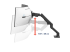 Ergotron HX - Mounting kit (articulating arm) - Right side