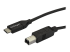StarTech 2m 6ft USB C to USB B Cable - Close up