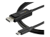 StarTech 6ft/2m USB C to DisplayPort 1.4 Cable 8K 60Hz/4K, Bidirectional DP to USB-C or USB-C to DP Reversible Video Adapter Cable, HBR3/HDR/DSC, USB Type C/Thunderbolt 3 Monitor Cable - Close up