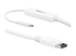 StarTech 9.8ft/3m USB C to DisplayPort 1.2 Cable 4K 60Hz, USB-C to DisplayPort Adapter Cable HBR2, USB Type-C DP Alt Mode to DP Monitor Video Cable, Compatible w/ Thunderbolt 3, White - Close up