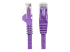 StarTech.com 100ft CAT6 Ethernet Cable, 10 Gigabit Snagless RJ45 650MHz 100W PoE Patch Cord, CAT 6 10GbE UTP Network Cable w/Strain Relief, Purple, Fluke Tested/Wiring is UL Certified/TIA - Front