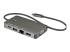StarTech.com USB-C Multiport Adapter, USB-C to 4K 30Hz HDMI or 1080p VGA, USB Type-C Mini Dock with 100W Power Delivery Passthrough, 3-Port USB 3.0 Hub 5Gbps, GbE, 12" Long Attached Cable - Right-angle