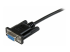 StarTech.com 1m Black DB9 RS232 Serial Null Modem Cable F/F - Close up