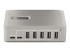 Startech 10-Port USB-C Hub, 8x USB-A + 2x USB-C, Self-Powered w/ 65W Power Supply, USB 3.1 10Gbps Hub w/ BC1.2 Charging, Desktop/Laptop USB Hub with 3ft Locking USB-IF Certified Cable - Front
