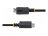 StarTech 0.5m Short DisplayPort 1.2 Cable with Latches DisplayPort 4k - Close up