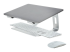Startech Laptop Stand for Desk, 5kg/11lb, Aluminum, Silver, Ergonomic - Right-angle