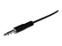StarTech.com 1m Slim 3.5mm Stereo Extension Audio Cable - Right-angle
