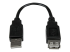 StarTech 6in USB 2.0 Extension Adapter Cable A to A - Front