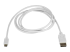 StarTech 6ft/1.8m USB C to DisplayPort 1.2 Cable 4K 60Hz, USB-C to DisplayPort Adapter Cable HBR2, USB Type-C DP Alt Mode to DP Monitor Video Cable, Works with Thunderbolt 3, White - Front